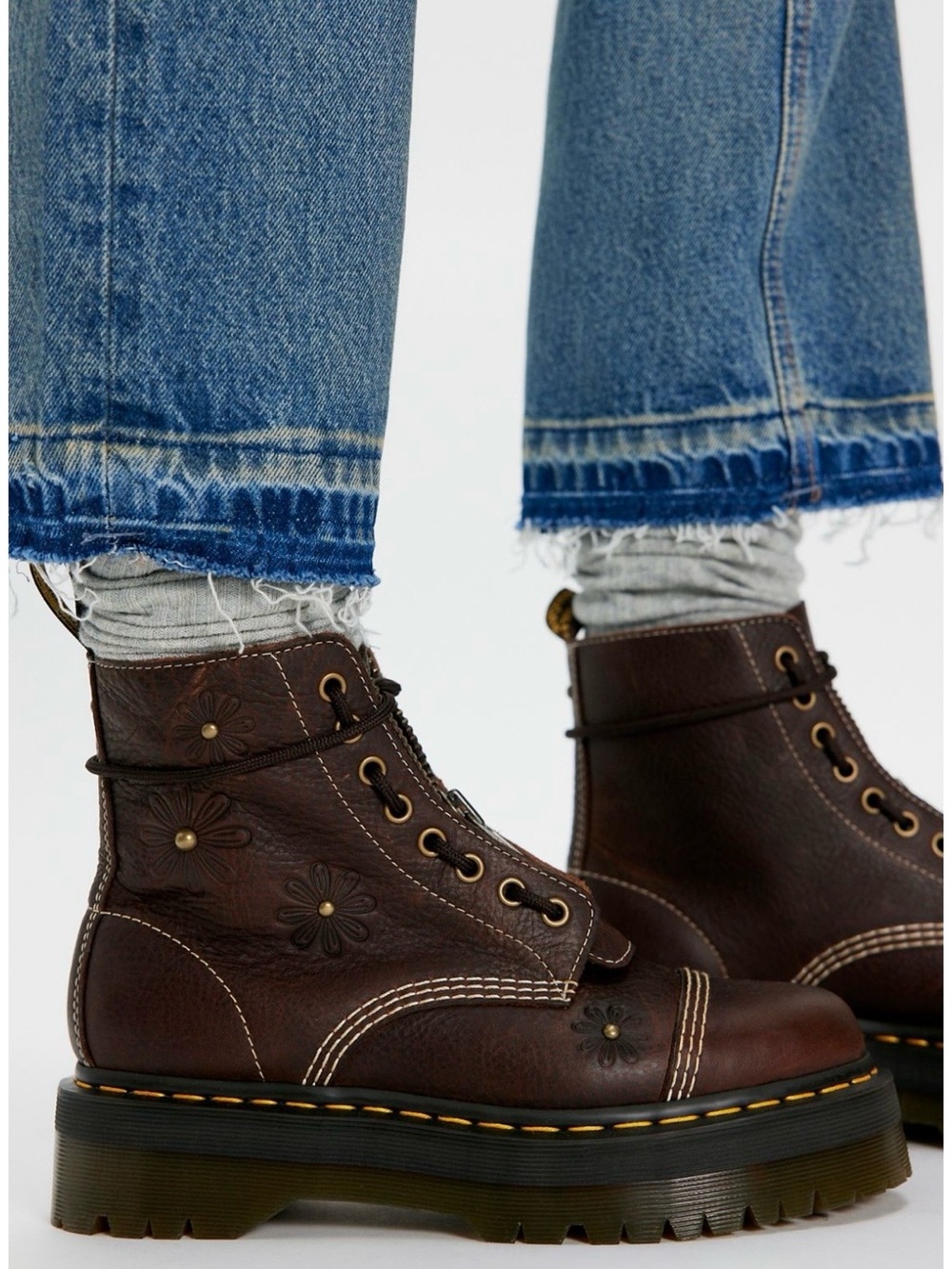 Dr. Martens Sinclair Floral Boots - size 9